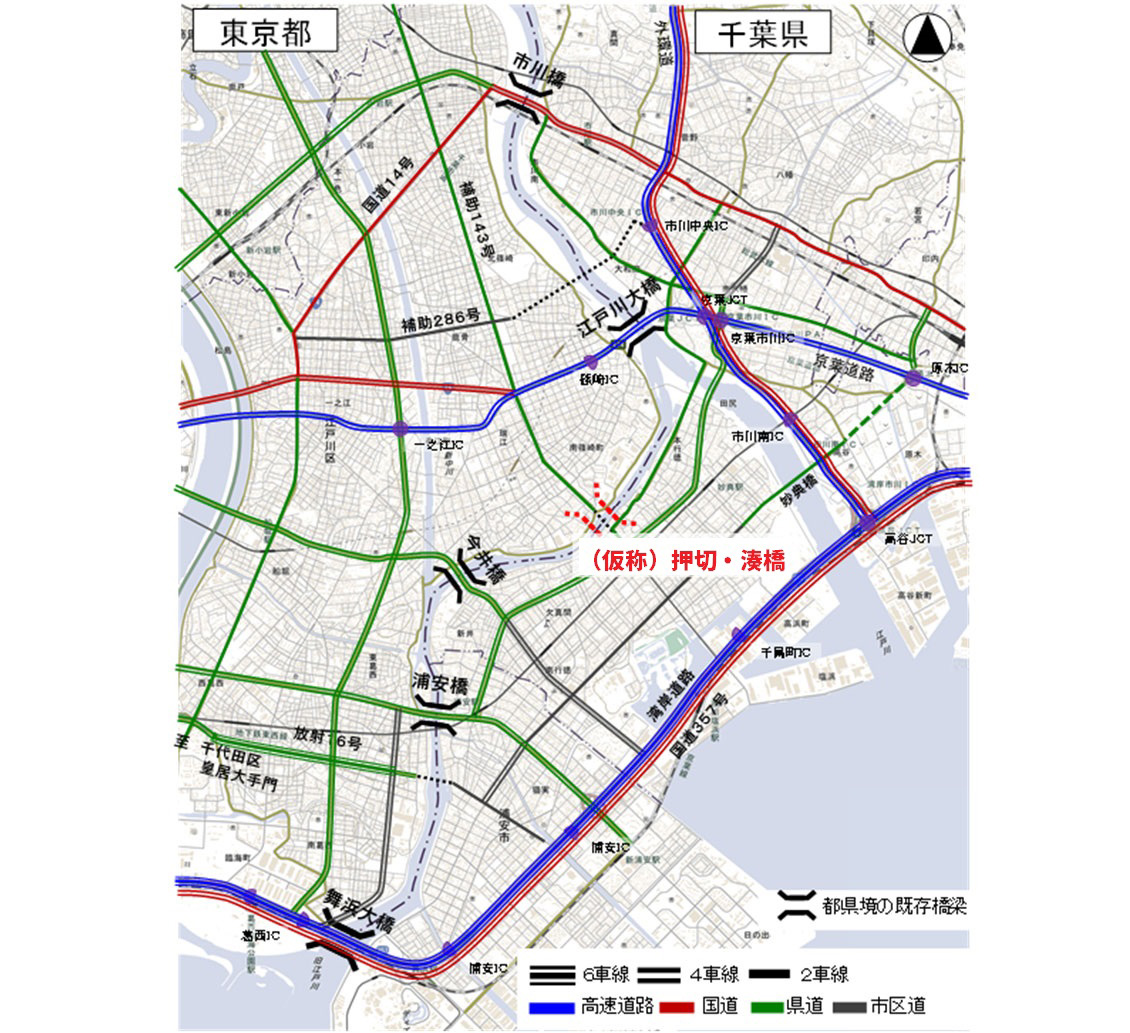 都市計画道路 (仮称)押切・湊橋